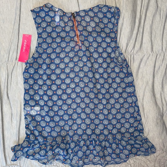 Xhilaration Tops - NWT Xhilaration Blue Peplum Flowy Tank Size Small